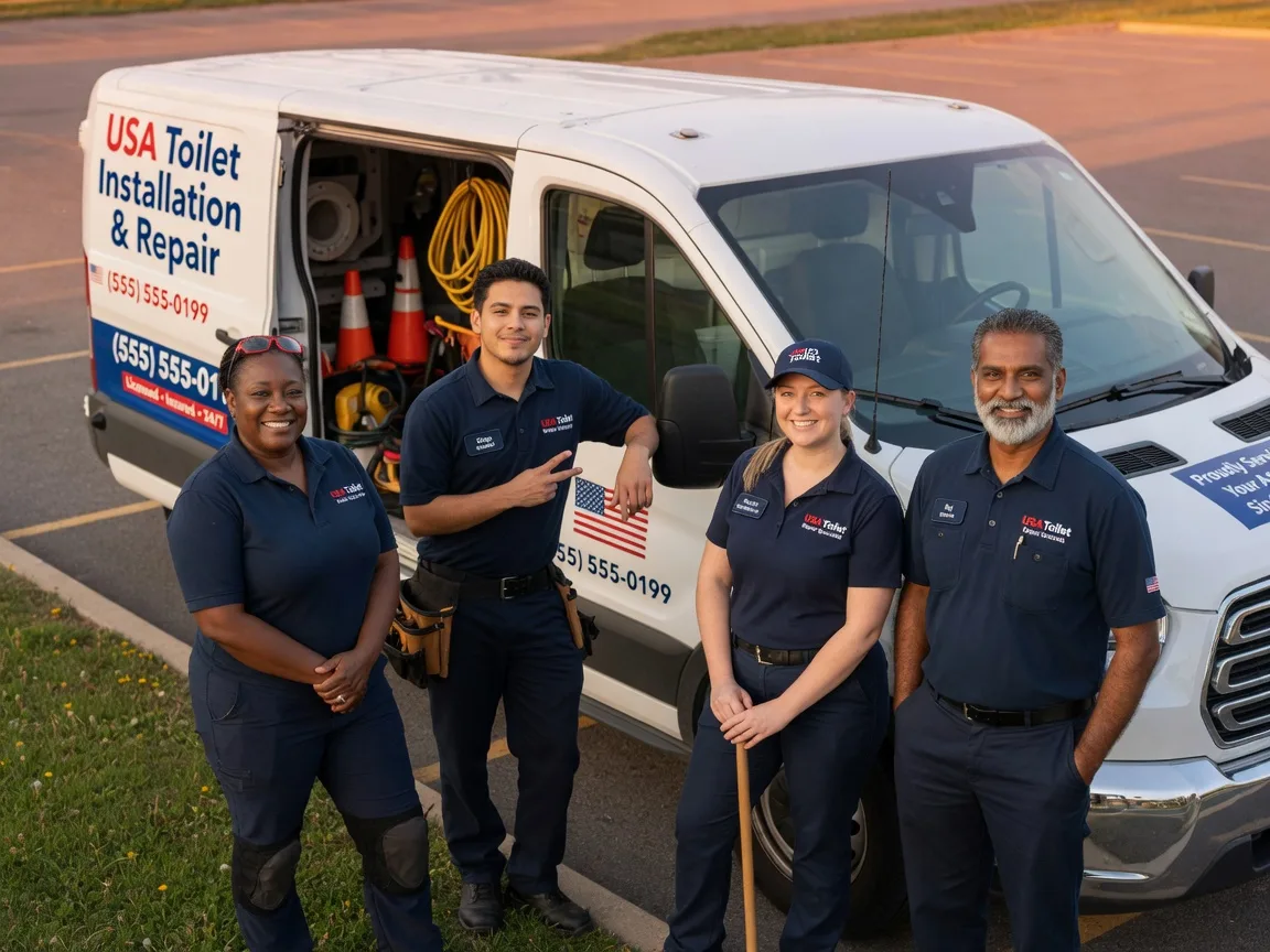Toilet Installation company in Oakford, IL